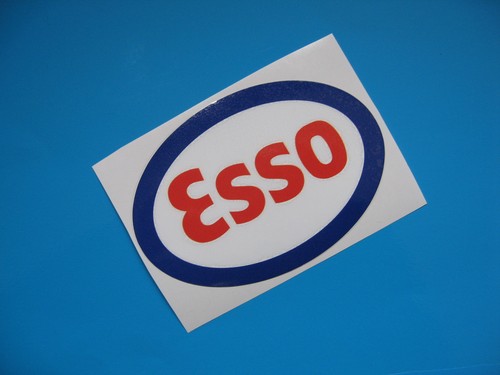 Esso oil sticker - esso, sticker/decal