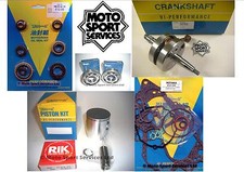 Suzuki RM 85 02-15 Mitaka Engine Rebuild Kit Crank Piston C Mains Gasket Seal