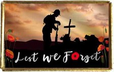 Lest We Forget Poppy Soldier
