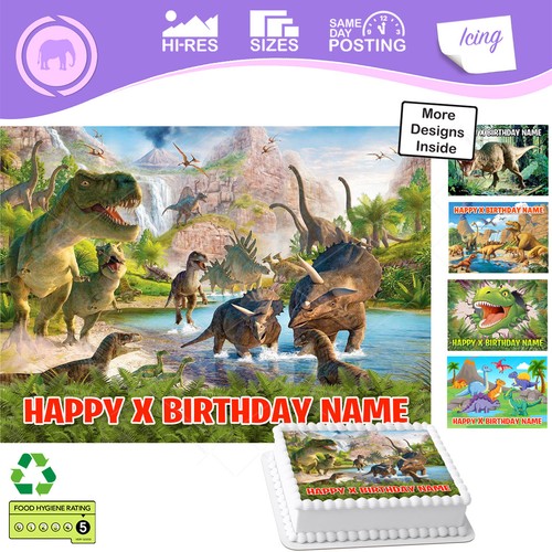 Dinosaurs cake topper rex - dinosaurs,