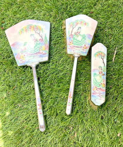 Piece vintage vanity set - 3,