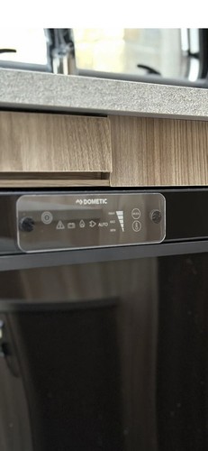 Clear dometic caravan fridge - clear,
