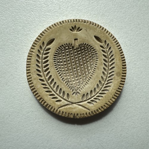 Vintage clay butter - butter, mold