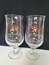 2 x Birra Moretti Pint Glasses