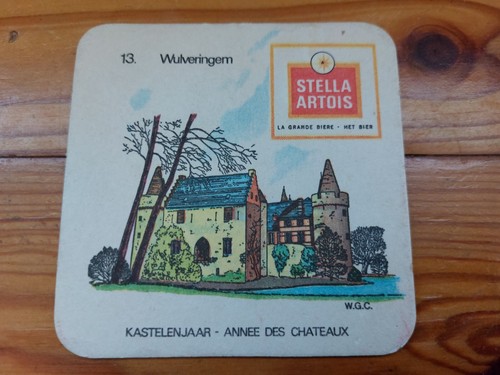 Stella artois beer mat - artois, mat.