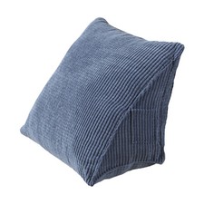 Wedge Pillow Small Back Support Cushion Comfortable Reading Pillow Blue UK