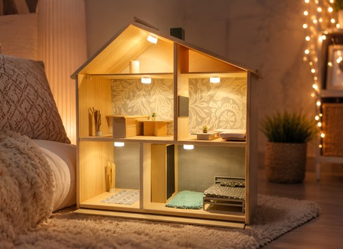 Dollhouse miniature led - dollhouse,