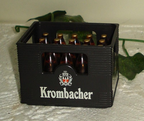 Vintage krombacher beer crate - vintage,