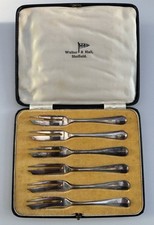 Antique Cased Set 6 Walker &