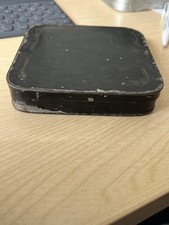 Vintage Robertson, The Stuart. Japanned Fly Cast Case. 1x Gut Eye Salmon Fly