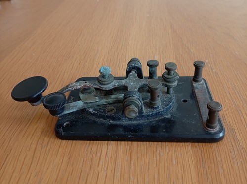 Vintage morse code telegraph - vintage,
