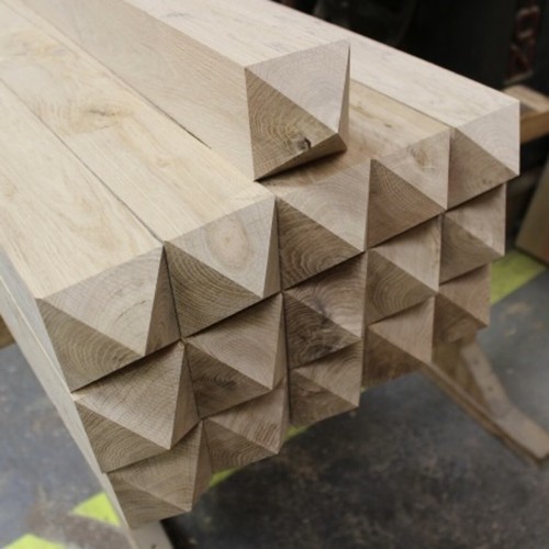 Oak posts fence post - oak,