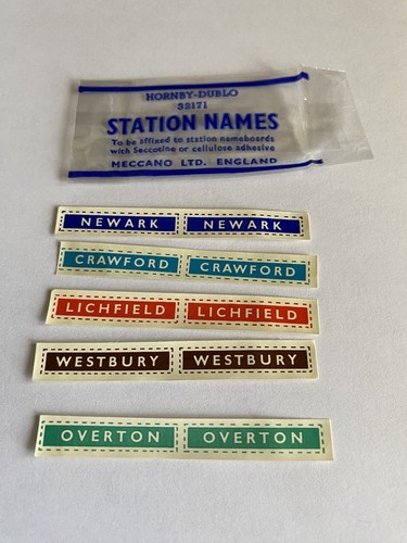 Hornby dublo packet of - dublo,