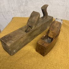 Vintage / Antique Wooden Woodworking Planes S.Ashton  & Parker & Sons - both 2”