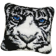 White Tiger Pattern Latch Hook