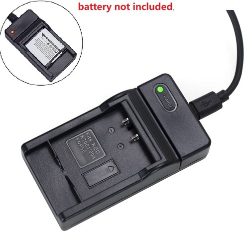Battery charger for fuji - np-50,