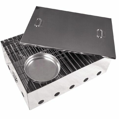 Stainless steel fish smoker - fish,