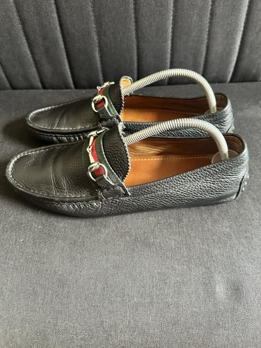 Gucci web horsebit leather - web, gg