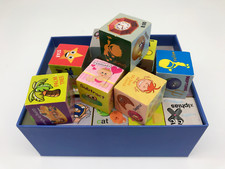 Wooden Building Blocks For Kids Toys ABC Counting Pre School Learning Children 