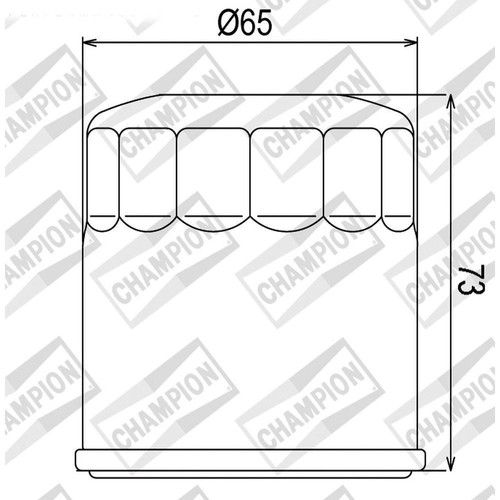 Cof203 oil filter - cof203, champion