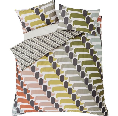 Orla kiely dog - dog, duvet