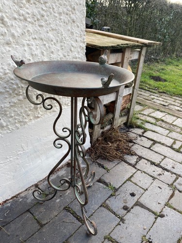 Verdigris galvanised metal