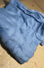 Dusty Blue Cheesecloth Table Runner , Blue Gauze Table Runner, Cheese Cloth