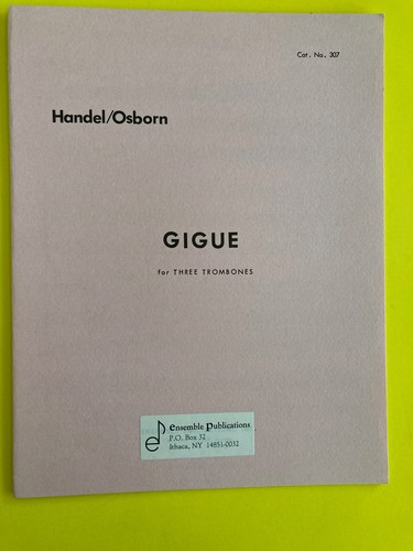 Gigue handel arr - g.f., g