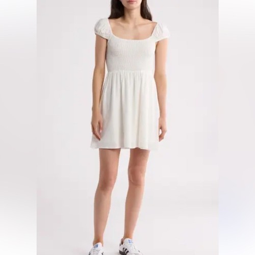 Elodie smocked white - elodie,