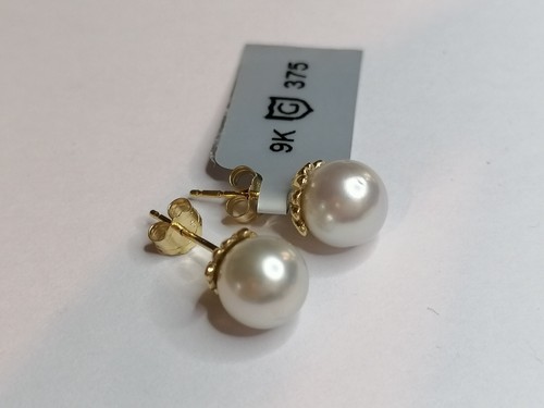 375 9ct gold cultured - 9ct,