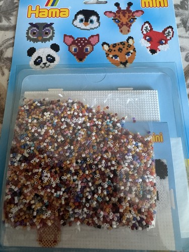 Hama mini beads animal heads - mini,