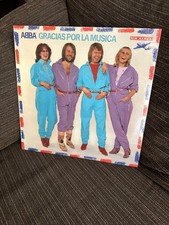 ABBA - Gracias Por La Musica - original vinyl album-  CBS Promotional Copy . 
