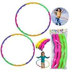 Hula hoop kids exercise fitness plastic weighted hoops kid Indoor Outdoor Play