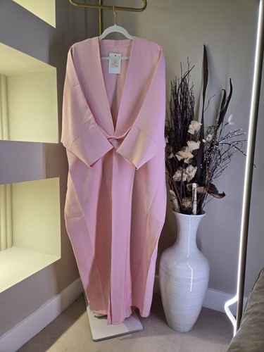 Baby pink modest abaya - abaya, jacket
