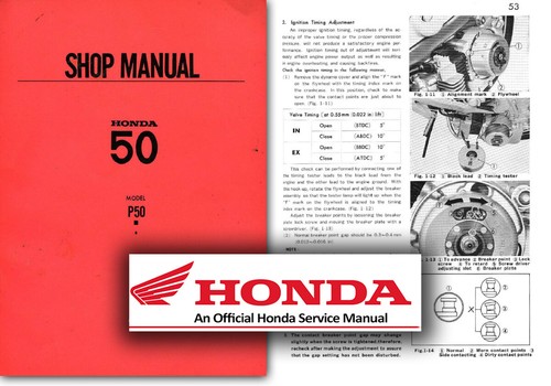 Honda p50 little service - little,