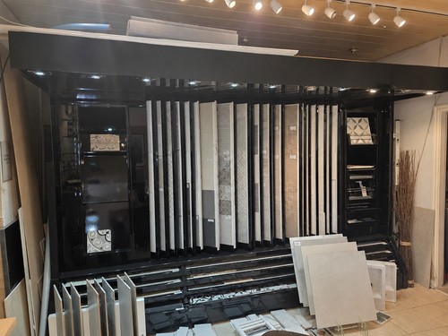 Large tile display - tile, stand