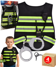 Children's SWAT Role Play Costume with Vest Handcuffs