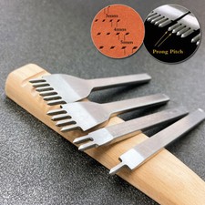 DIY Leather Prong Diamond Point Hole Punches Sewing Drilling Crafts Tool 3-6mm