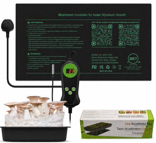 Waterproof mushroom heat mat - mushroom,