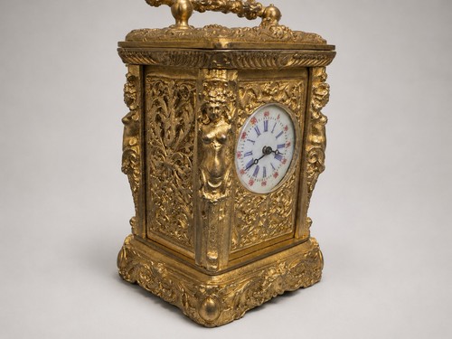 Antique french miniature - antique, gilt