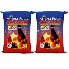 2 x 20kg Cosyglo Smokeless