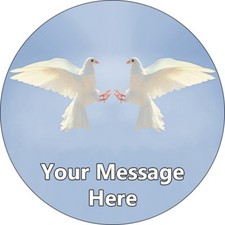 Doves White Birds Personalised