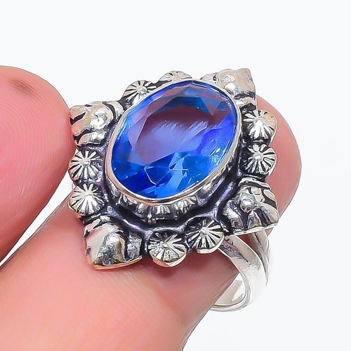 Blue tanzanite gemstone - blue,