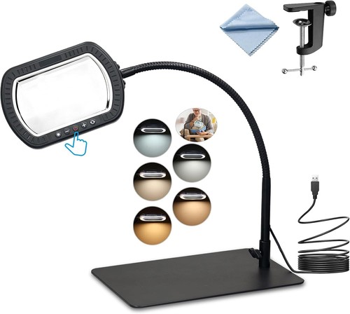 10x desk magnifying glass - 10x,