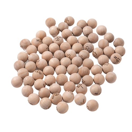 75pcs solid bingo game balls - solid,