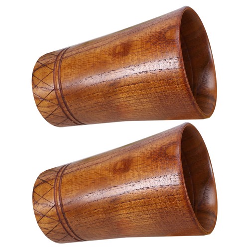 2pcs wooden coffee - wooden, mugs
