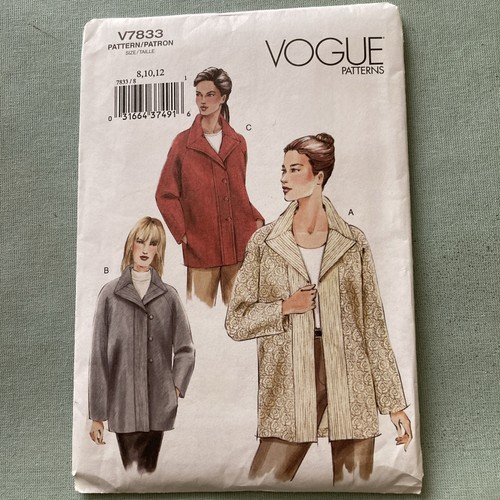 Vogue patterns jacket sewing - ,