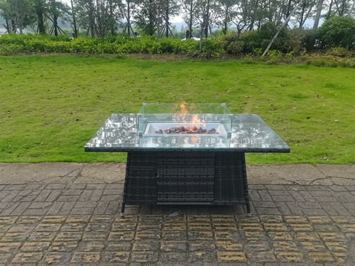 Fimous rattan gas fire - fimous, pit