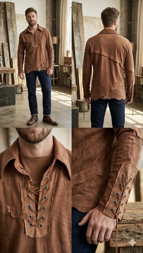 Mens western cognac - mens, brown