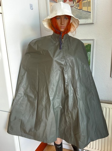Raincoat pvc rubber coat - rubber,